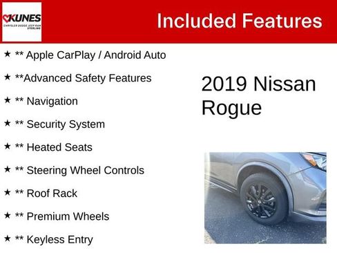 Used 2019 Nissan Rogue SV FWD image 4