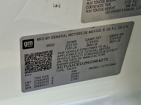 Used 2022 GMC Sierra 1500 Elevation w/ Elevation Premium Package image 33