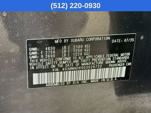 Used 2025 Subaru Legacy Premium AWD/4WD image 41