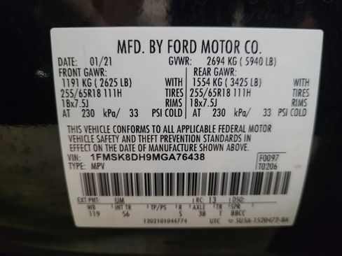 Used 2021 Ford Explorer XLT w/ Equipment Group 202A image 33