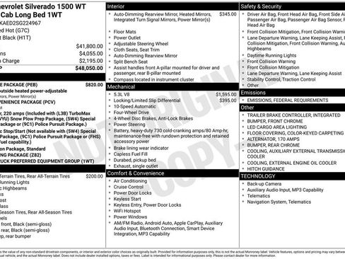 New 2025 Chevrolet Silverado 1500 W/T w/ WT Value Package image 28