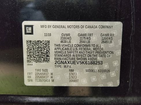 Used 2019 Chevrolet Equinox LT image 33