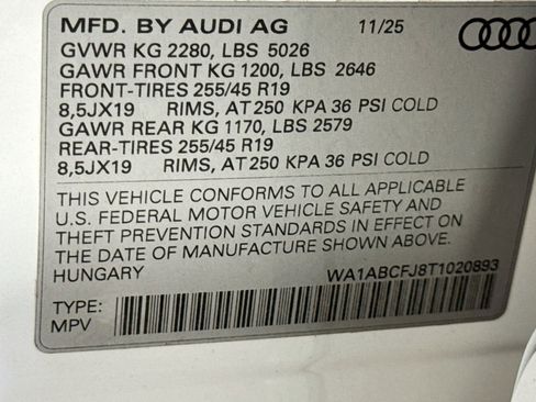 New 2026 Audi Q3 quattro 2.0T image 30