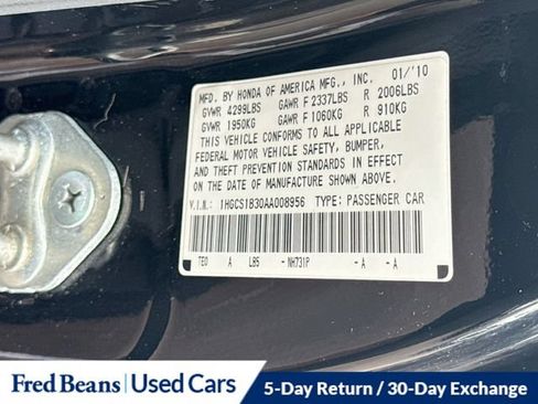 Used 2010 Honda Accord LX-S image 32