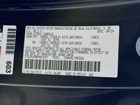 Certified 2024 Toyota Tacoma TRD Sport image 36