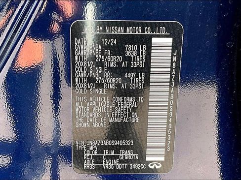 Used 2025 INFINITI QX80 Pure image 36