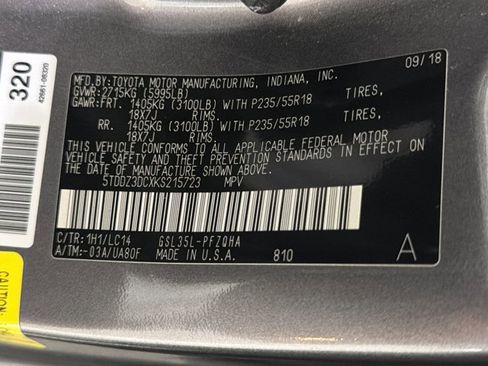 Used 2019 Toyota Sienna XLE w/ XLE Navigation Package AWD/4WD image 11