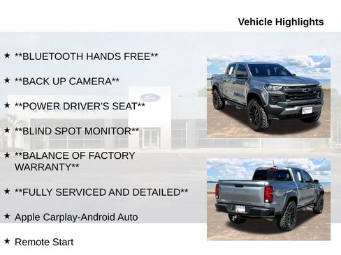 Used 2023 Chevrolet Colorado Trail Boss w/ Technology Package AWD/4WD image 6