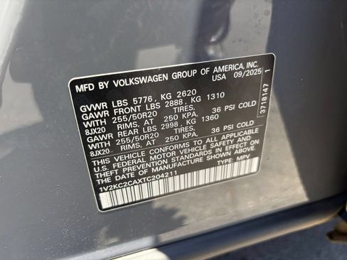 Used 2026 Volkswagen Atlas Cross Sport SE AWD/4WD image 33