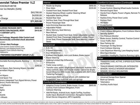 Used 2020 Chevrolet Tahoe Premier w/ Max Trailering Package AWD/4WD image 25