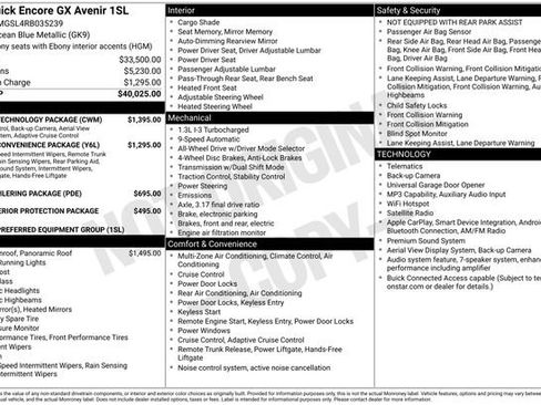 Used 2024 Buick Encore GX Avenir w/ Avenir Technology Package AWD/4WD image 7