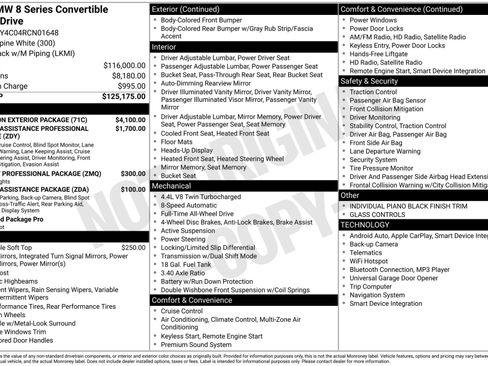 Used 2024 BMW M850i xDrive M850i xDrive w/ M Carbon Exterior Package image 55