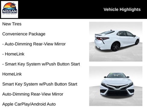 Used 2022 Toyota Camry SE w/ Convenience Package FWD image 18