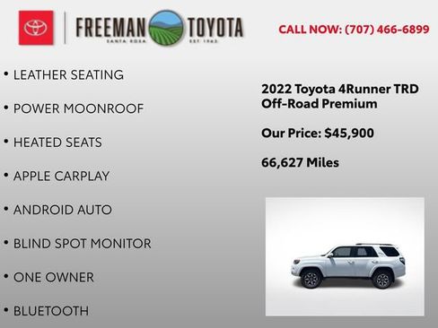 Used 2022 Toyota 4Runner TRD Off-Road Premium w/ Moonroof Package AWD/4WD image 9