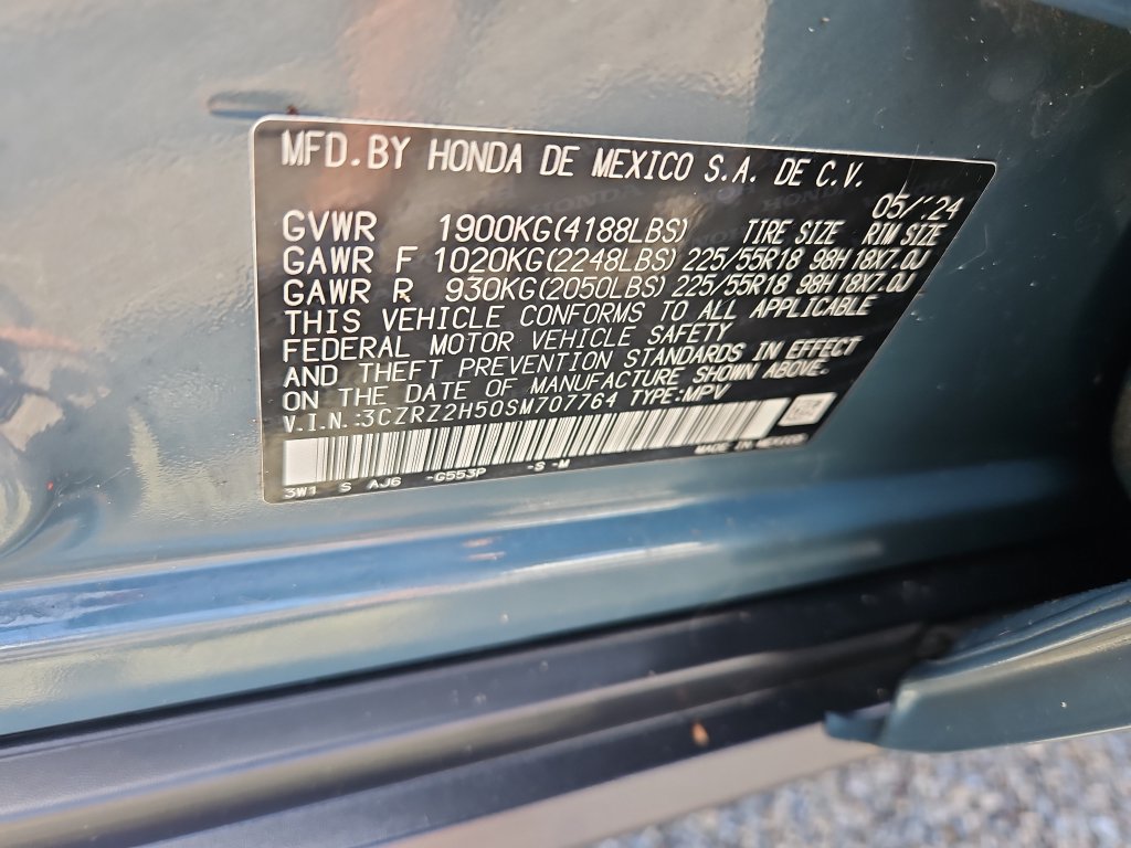 Certified 2025 Honda HR-V Sport image 14