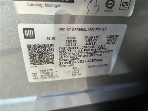 New 2026 Chevrolet Traverse Z71 w/ Driver Confidence Package image 17