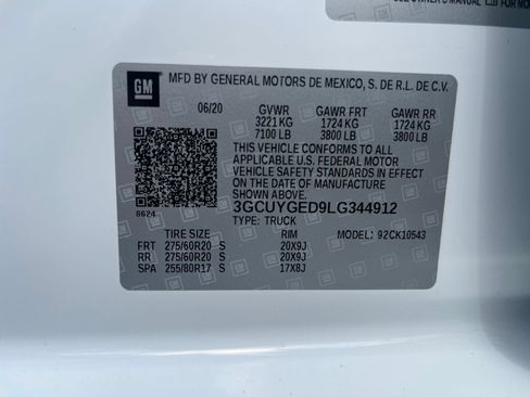 Used 2020 Chevrolet Silverado 1500 LTZ AWD/4WD image 32