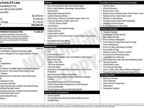 Used 2024 Kia Forte GT-Line w/ GT-Line Premium Package FWD image 25