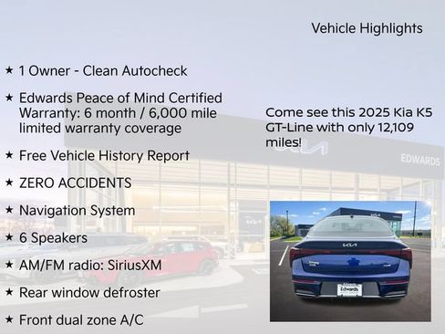 Used 2025 Kia K5 GT-Line AWD/4WD image 11