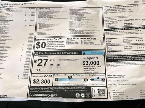 New 2026 BMW X3 M50 w/ Premium Package AWD/4WD image 19