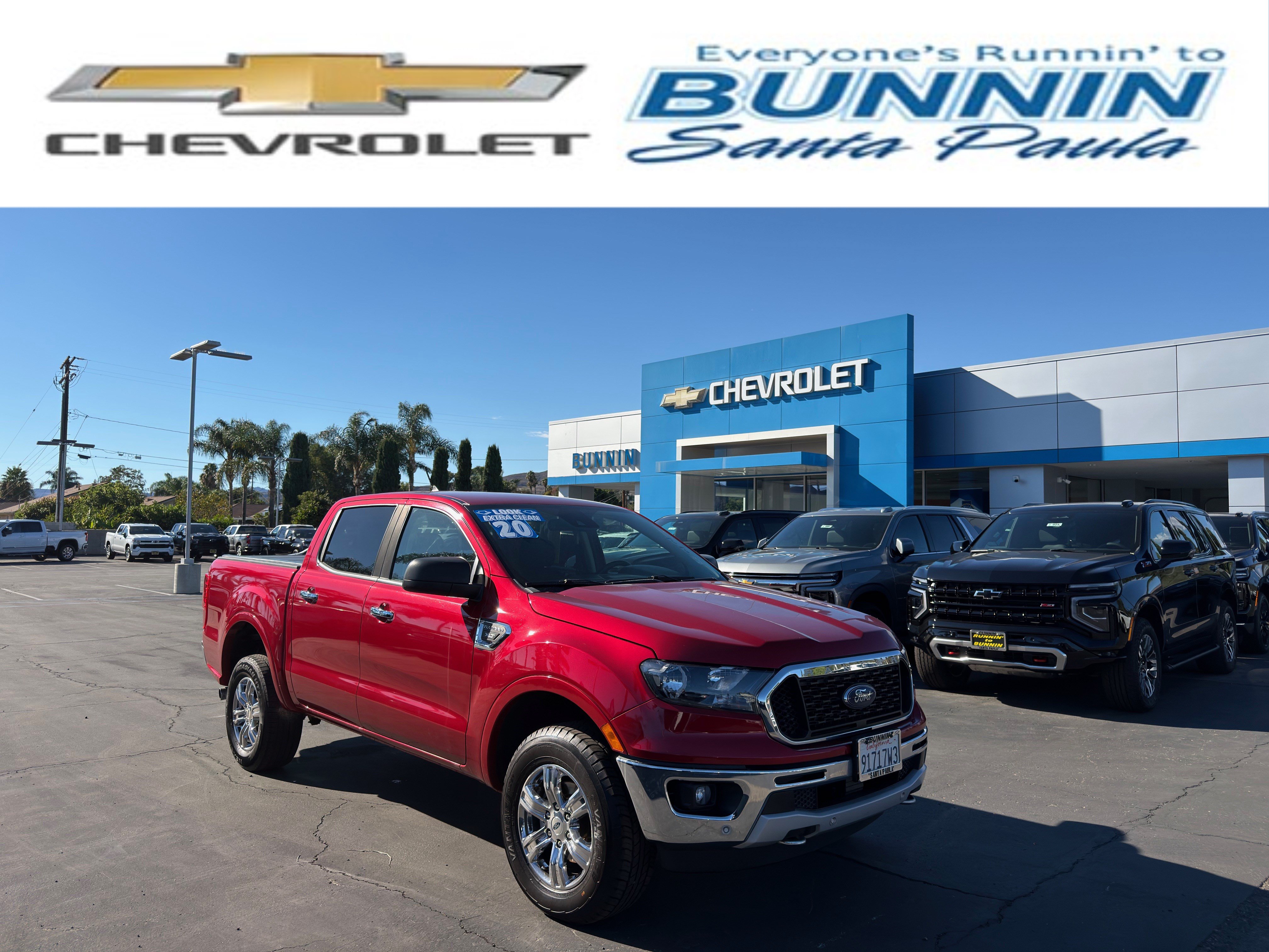 Used 2020 Ford Ranger XLT w/ Equipment Group 301A Mid RWD image 1