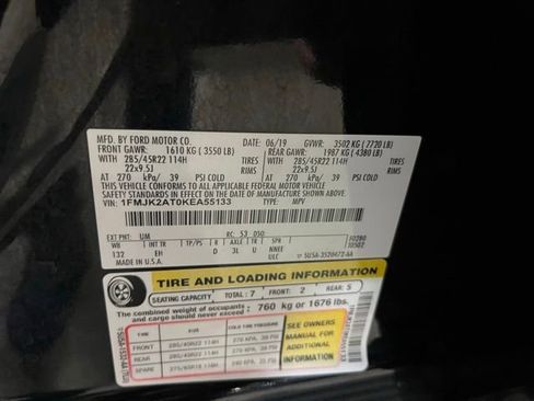 Used 2019 Ford Expedition Max Limited w/ Equipment Group 303A AWD/4WD image 29