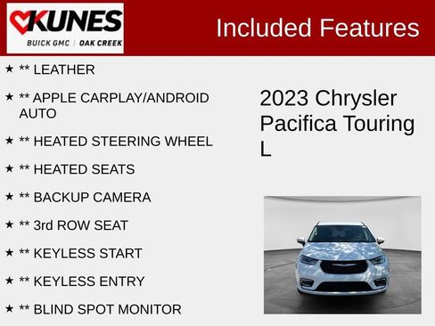 Used 2023 Chrysler Pacifica Touring-L FWD image 2