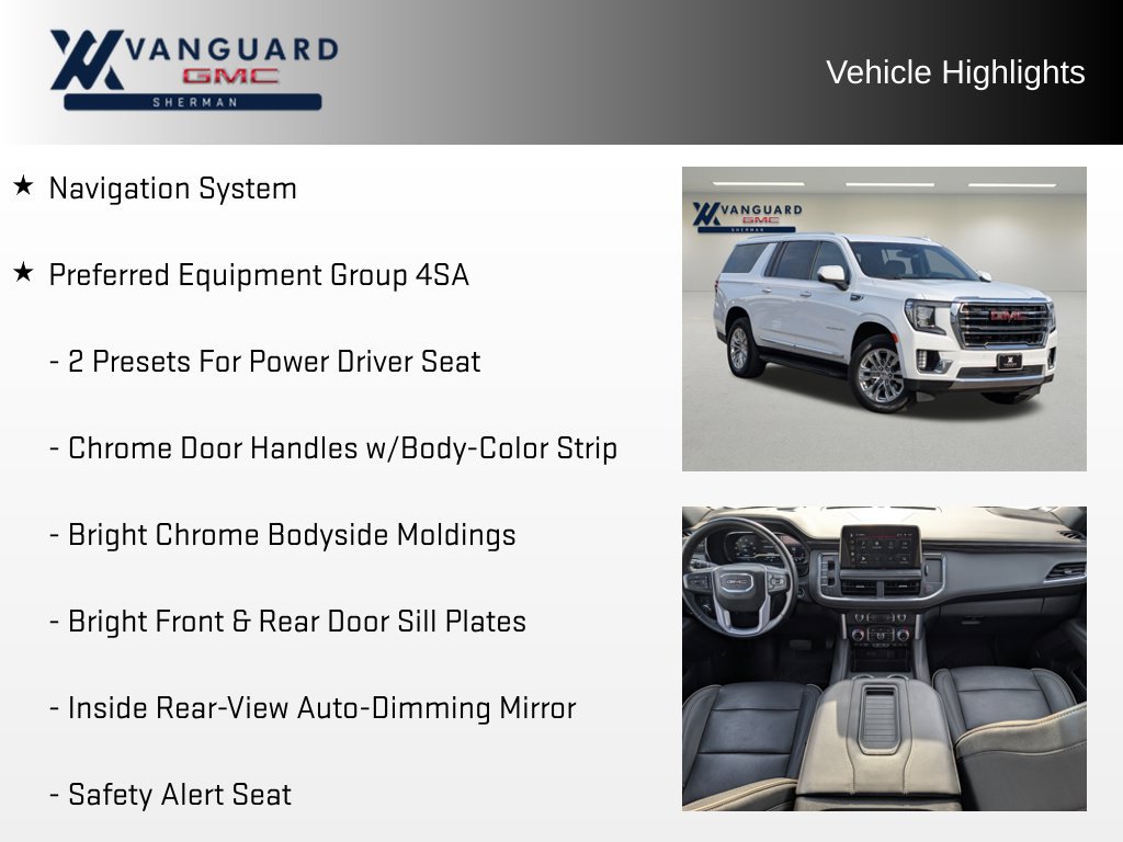Used 2023 GMC Yukon XL SLT w/ SLT Luxury Package AWD/4WD image 5