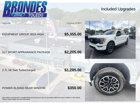 Used 2023 Ford F150 XLT w/ Equipment Group 302A High AWD/4WD image 6