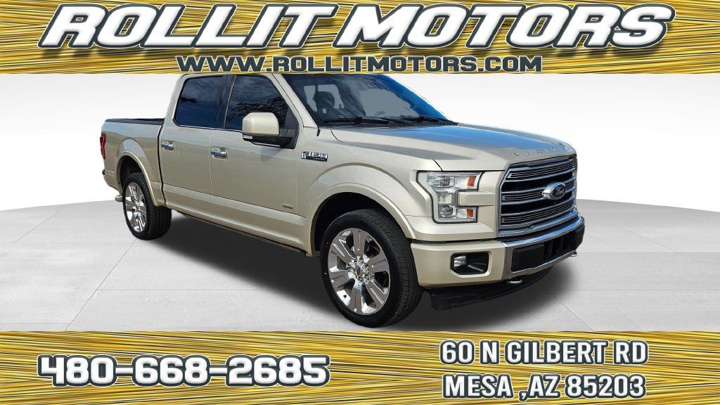 Used 2017 Ford F150 Limited w/ Trailer Tow Package AWD/4WD image 1