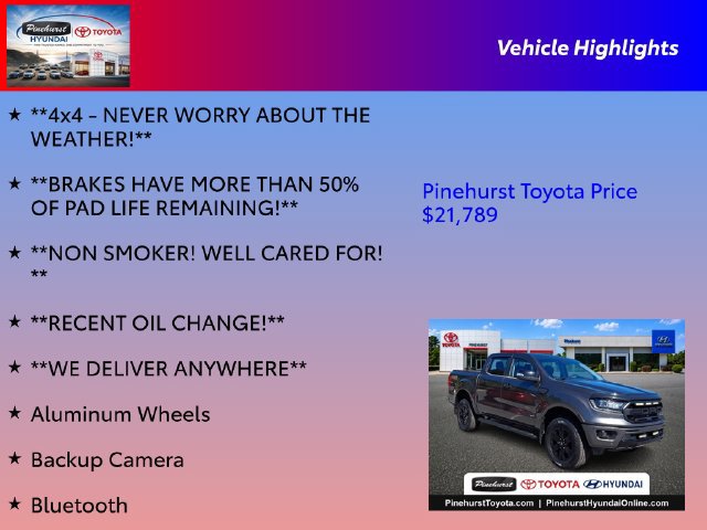 Used 2020 Ford Ranger Lariat w/ Equipment Group 501A Mid AWD/4WD image 31