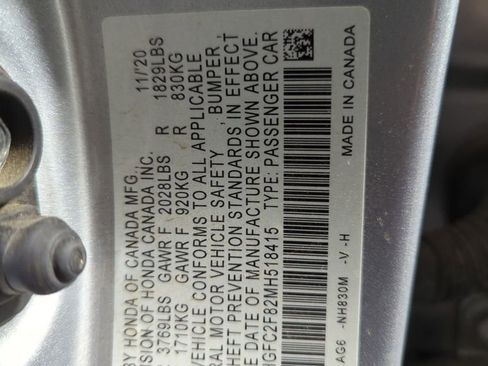 Used 2021 Honda Civic Sport image 24