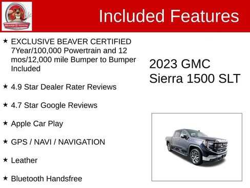 Used 2023 GMC Sierra 1500 SLT w/ SLT Premium Package image 4