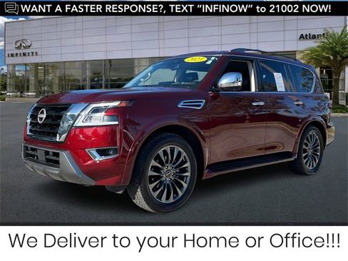 Used 2023 Nissan Armada Platinum w/ Captain's Chairs Package image 1