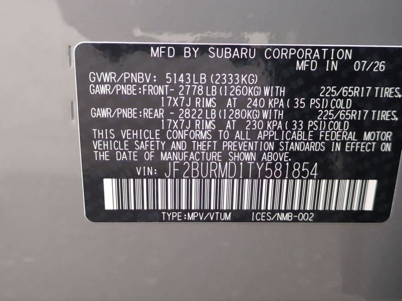 New 2026 Subaru Outback Wilderness AWD/4WD image 36