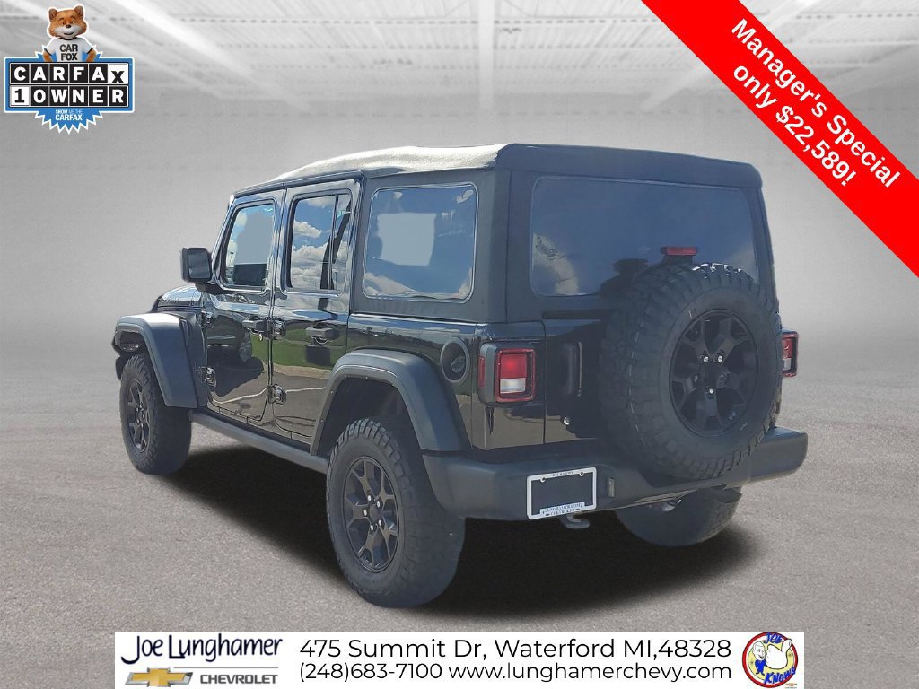 Used 2022 Jeep Wrangler Unlimited Sport AWD/4WD image 7