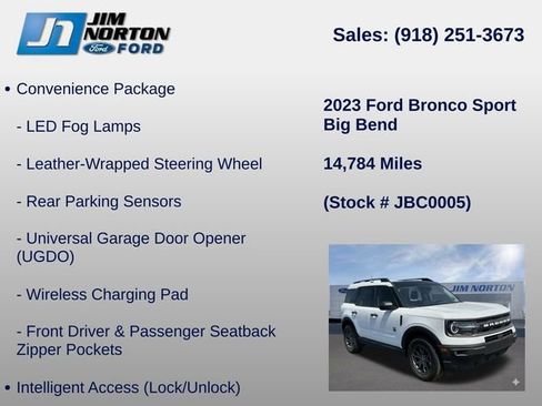 Used 2023 Ford Bronco Sport Big Bend AWD/4WD image 21