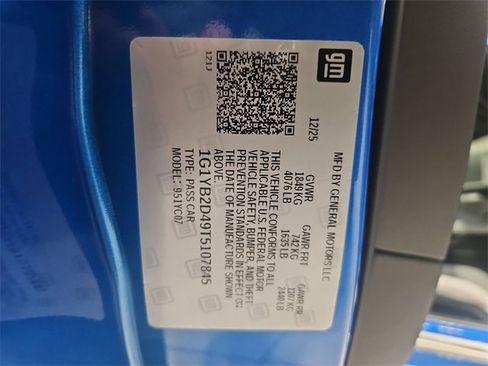 New 2026 Chevrolet Corvette Stingray Preferred Cpe w/ Z51 Performance Package image 21