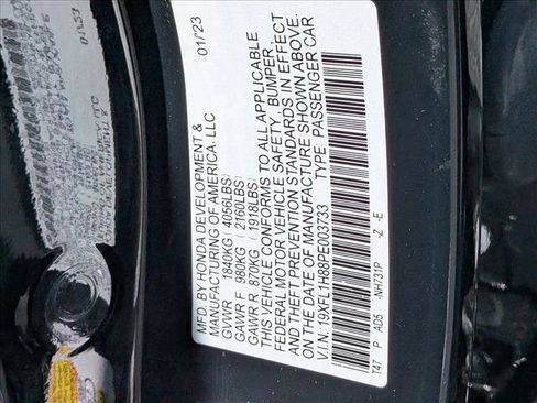 Used 2023 Honda Civic Sport Touring image 24