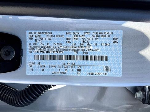 New 2025 Ford F150 Tremor w/ Equipment Group 402A High image 13