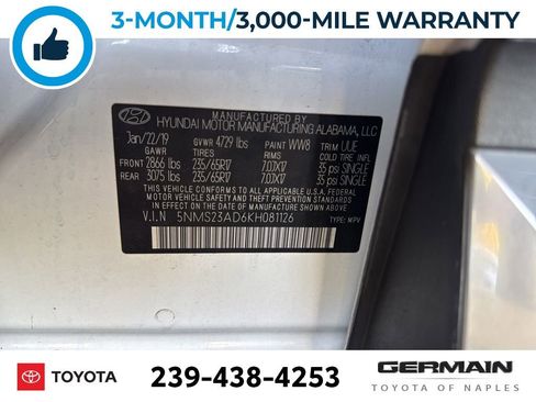 Used 2019 Hyundai Santa Fe SE image 22