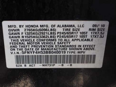 Used 2011 Honda Pilot EX-L image 6
