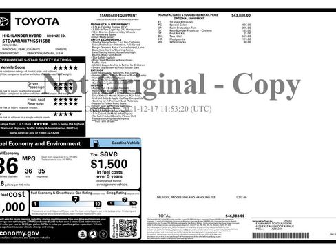 Used 2022 Toyota Highlander Bronze Edition FWD image 4