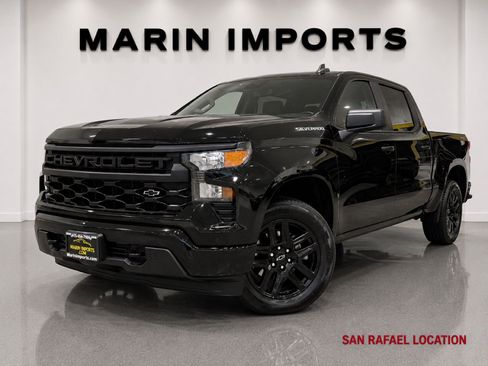 Used 2023 Chevrolet Silverado 1500 Custom w/ LPO, Dark Essentials Package RWD image 1
