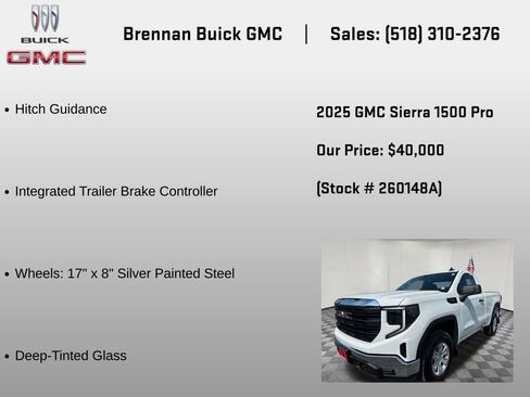Certified 2025 GMC Sierra 1500 Pro w/ Pro Value Package AWD/4WD image 30