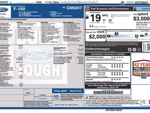 Used 2019 Ford F150 XLT w/ Equipment Group 302A Luxury AWD/4WD image 21