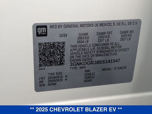 New 2025 Chevrolet Blazer EV LT image 33