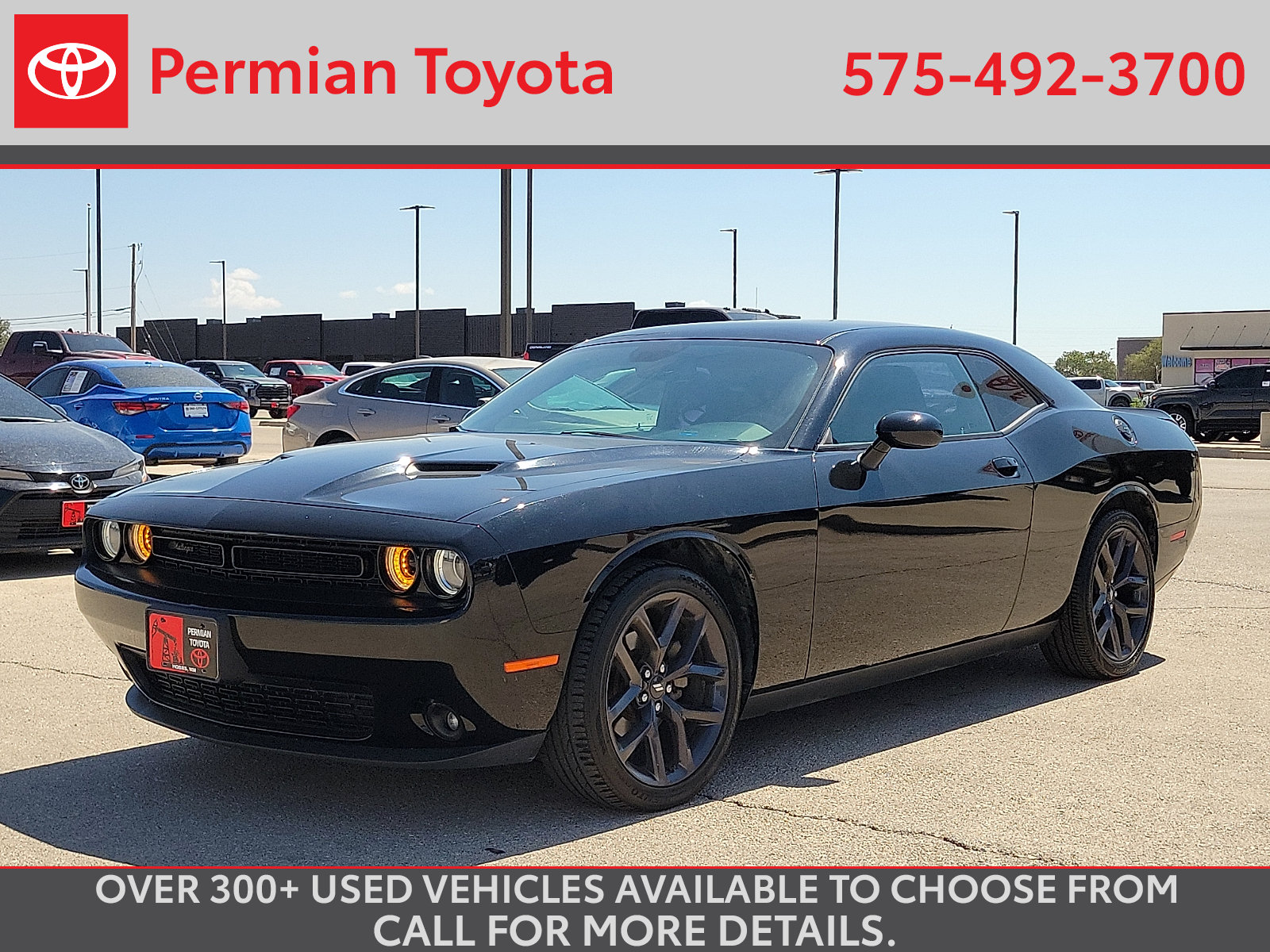 Used 2021 Dodge Challenger SXT w/ Blacktop Package RWD image 1