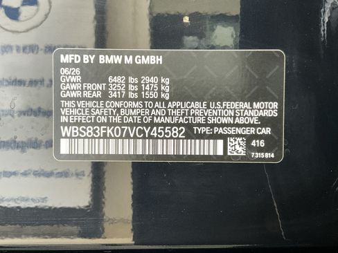 New 2027 BMW M5 w/ Carbon Package AWD/4WD image 38