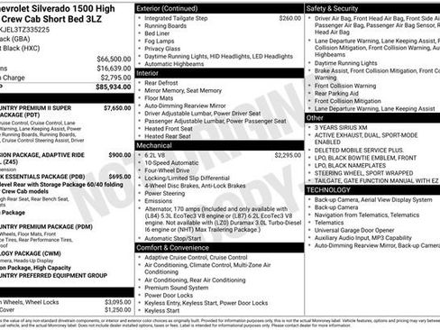 New 2026 Chevrolet Silverado 1500 High Country AWD/4WD image 6